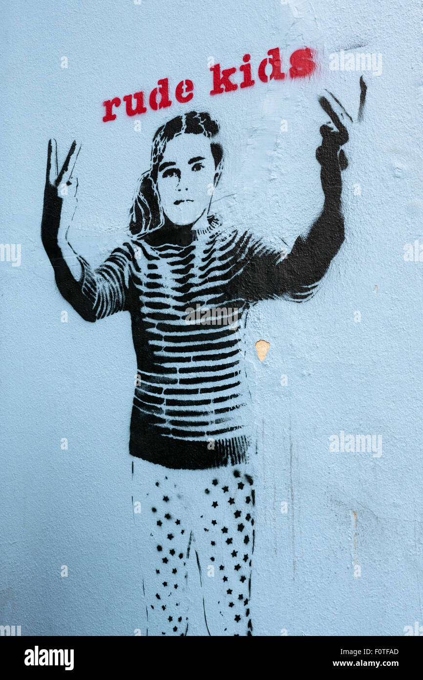 Street art in Bermondsey St London Stock Photo