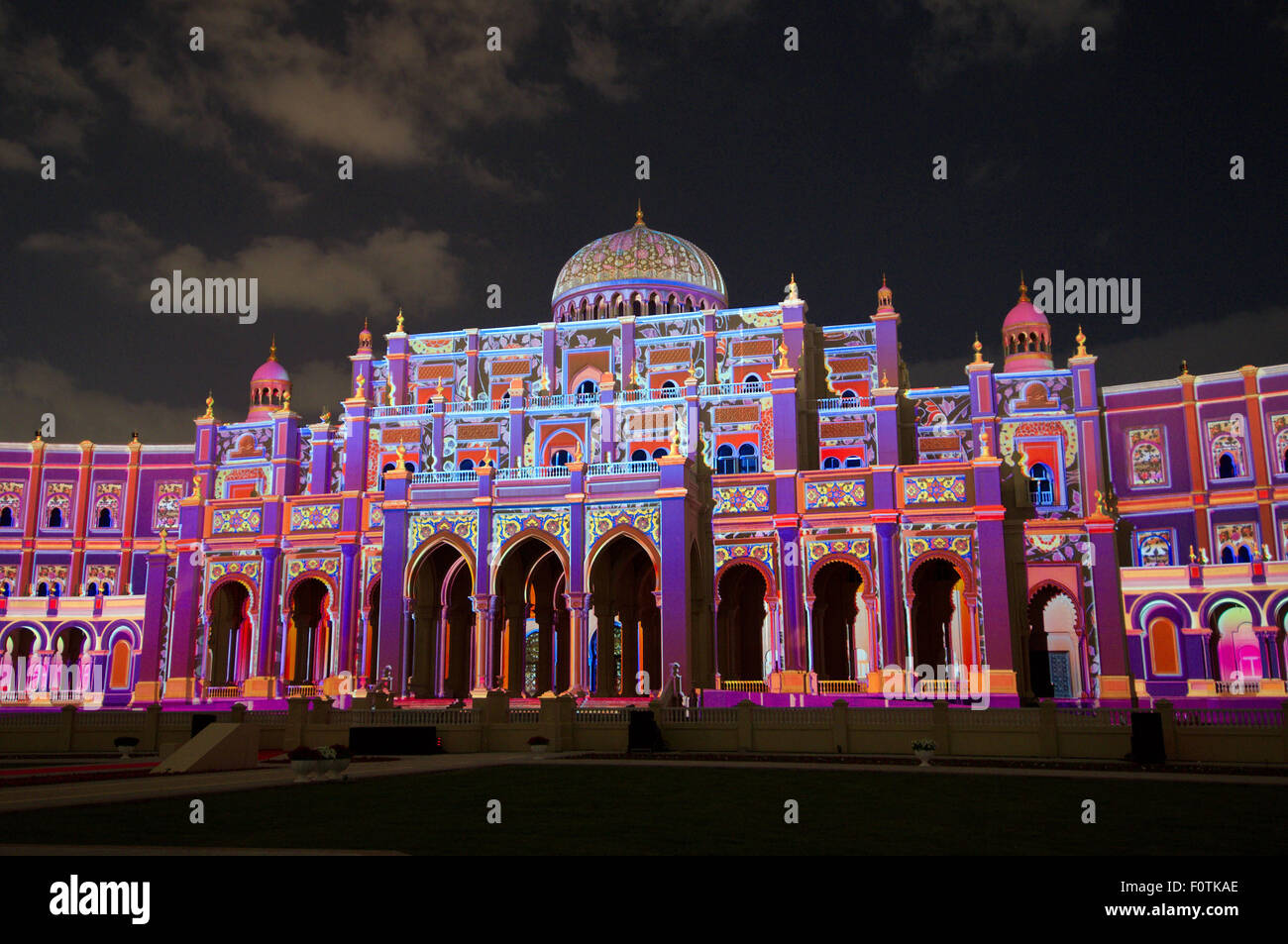 emirate Sharjah, United Arab Emirates. 15th Oct, 2014. Sharjah Light