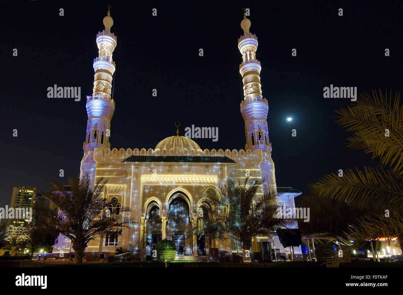 emirate Sharjah, United Arab Emirates. 15th Oct, 2014. Sharjah Light