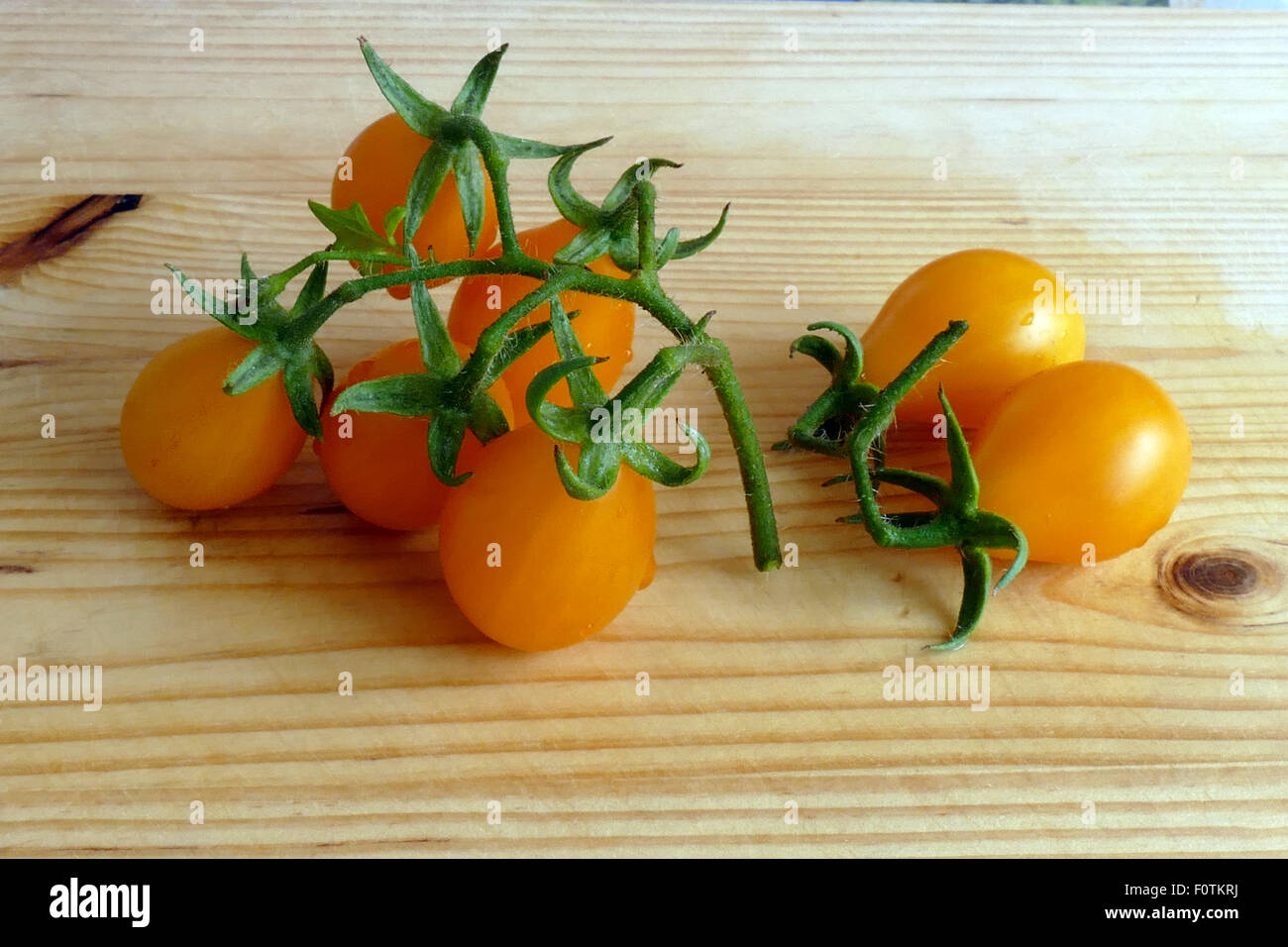 Fresh fruits and vegetables from a home garden. Close-up. Stock Photo