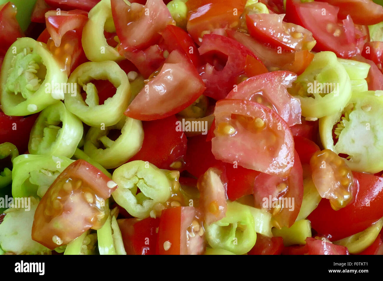 Chopped vegetables for canning Stock Photo Alamy
