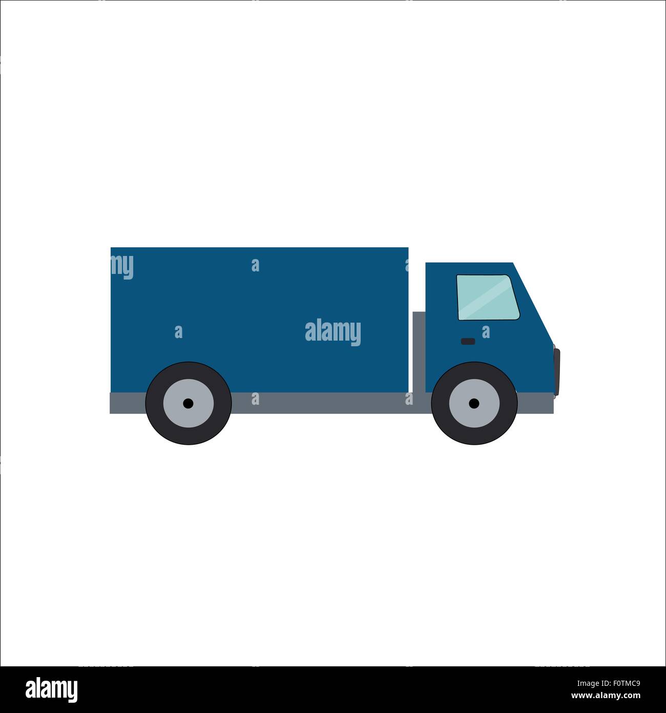 Ftat Truck Vector Illustration Stock Vector Image & Art - Alamy