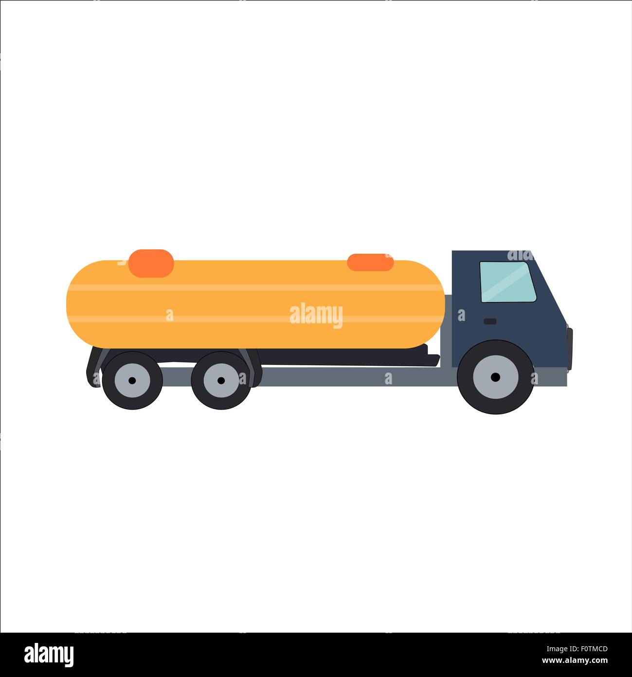 Ftat Truck Vector Illustration Stock Vector Image & Art - Alamy