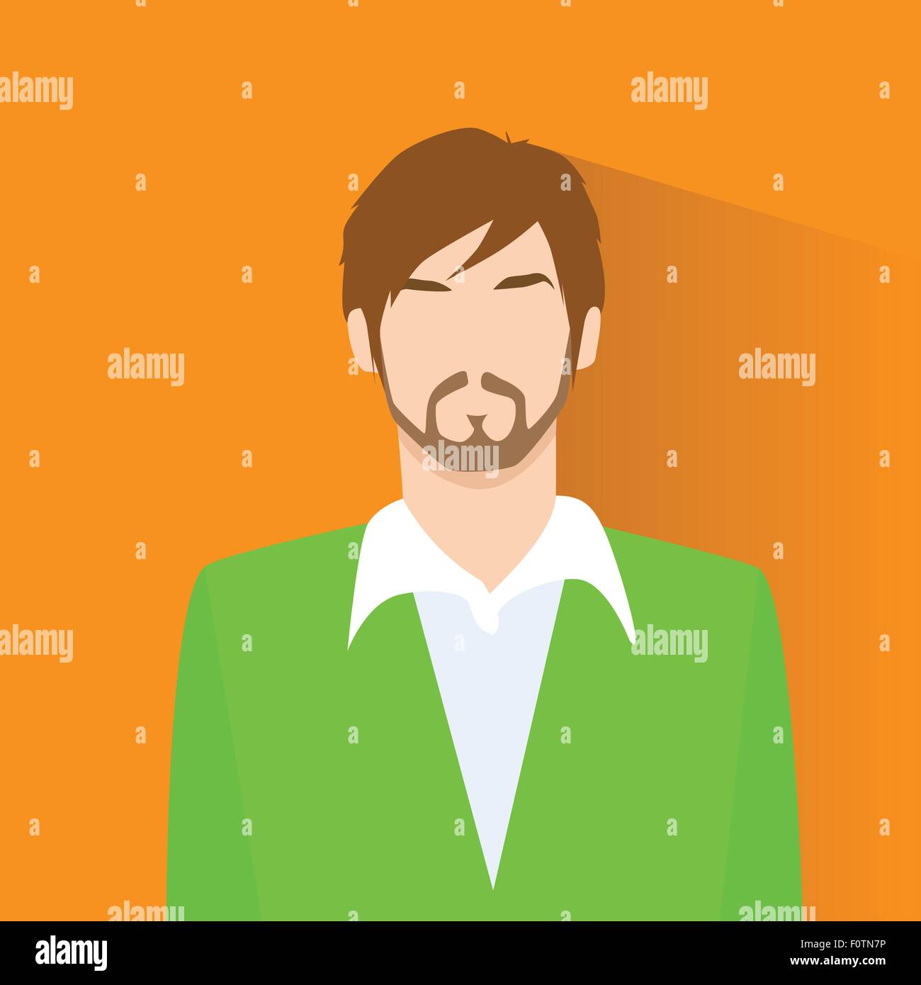 Profile Icon Male Avatar Portrait Casual Person Silhouette Face Stock ...