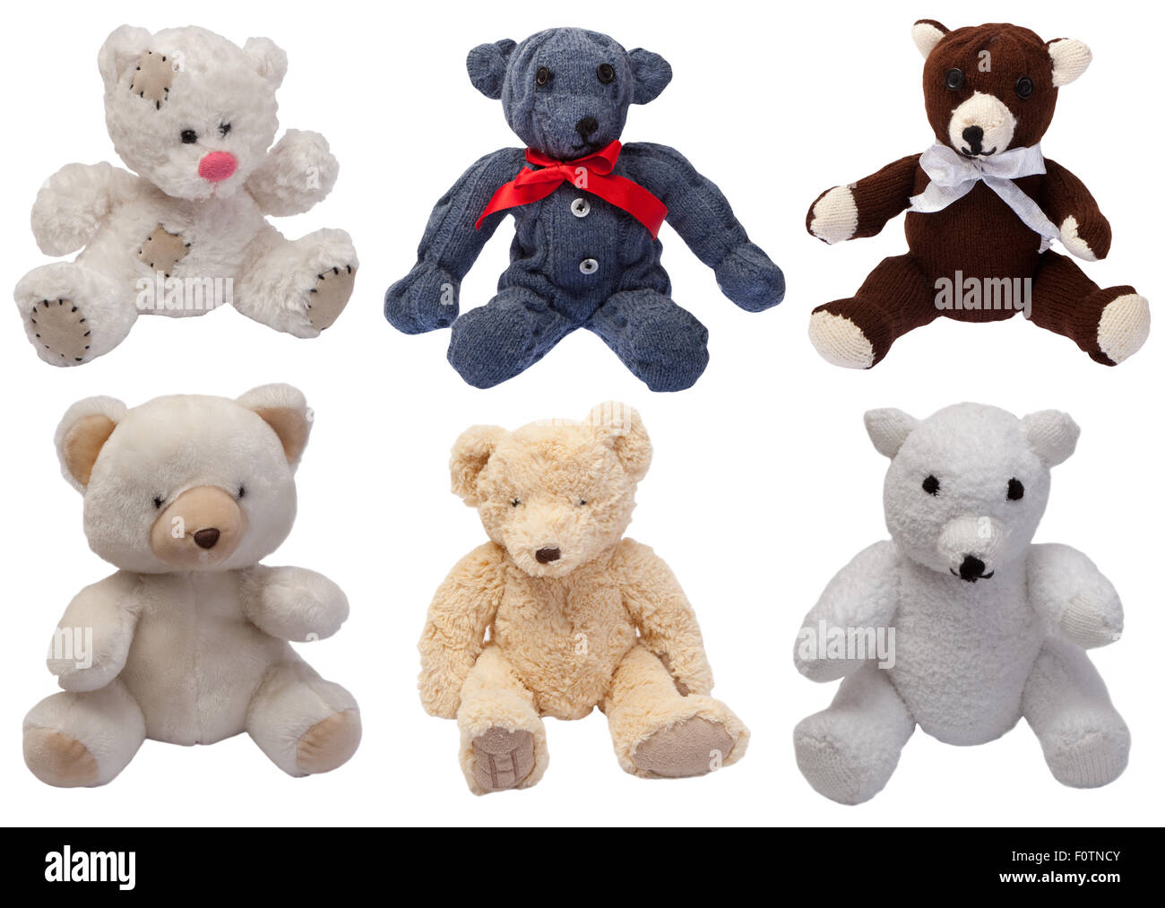 Teddy bear soft toys isolated on white background Stock Photo - Alamy