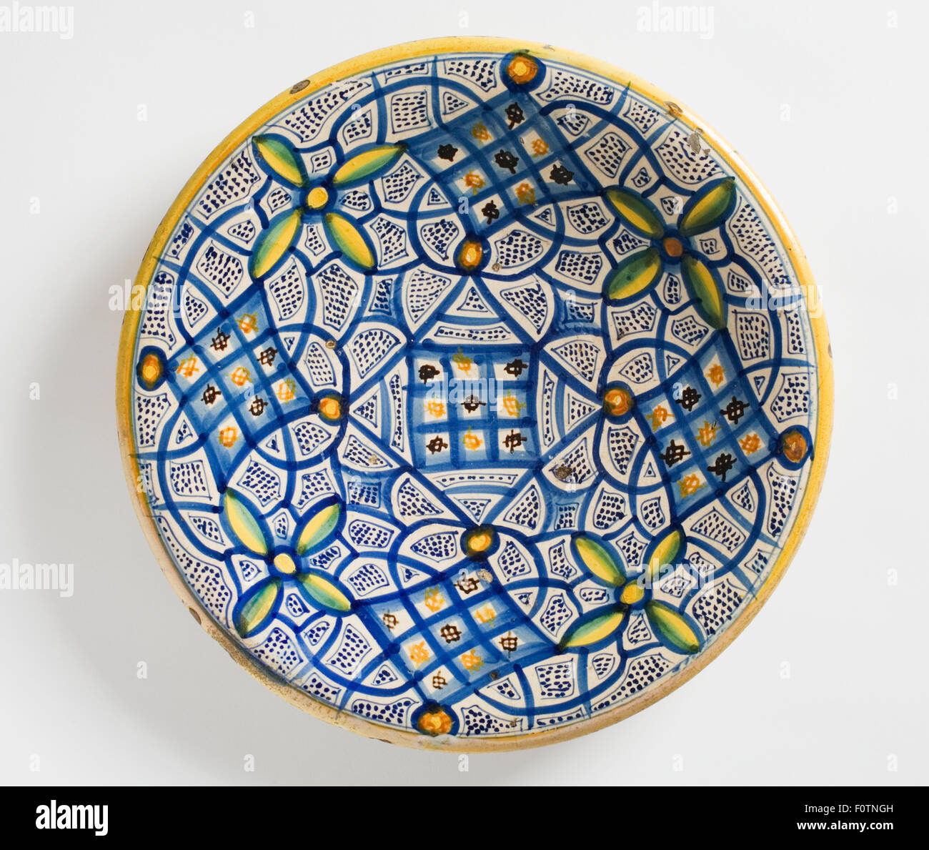 Maiolica plate Stock Photo