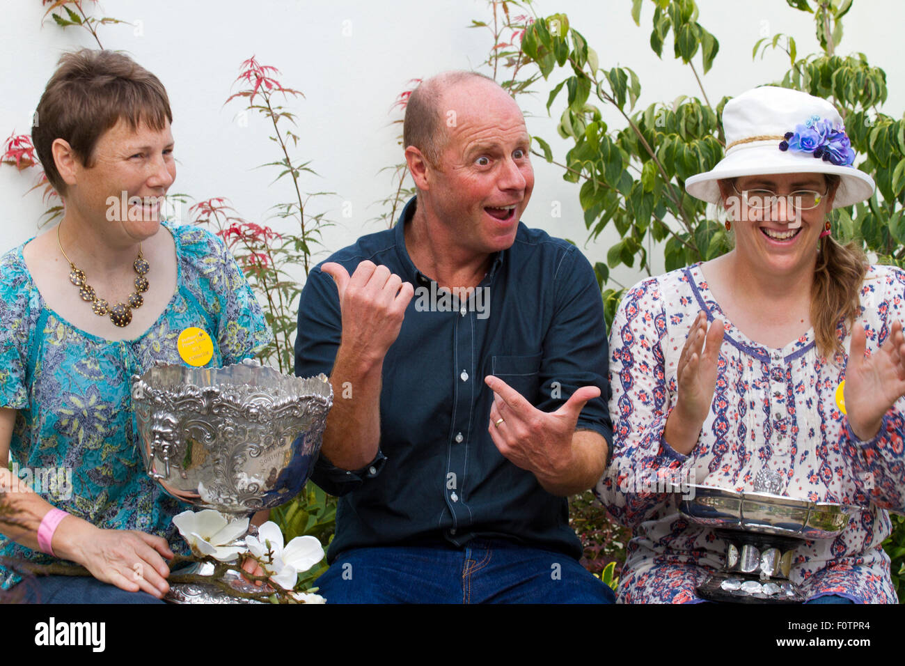 Southport, Merseyside, UK. 21st Aug, 2015. Joe Swift (born 25 May 1965) is an English garden designer, journalist and television personality.  Swift is a regular presenter and designer on the BBC's Gardeners' World, co-presenter on the Royal Horticultural Society Chelsea Flower Show, Gardeners' World Live, Hampton Court, RHS Tatton Park Flower Show, BBC's Small Town Gardens, and design judge on BBC's Gardener of the Year.  He is a garden designer, and has been involved in BBC2's Gardeners' World since 1998. Credit:  Cernan Elias/Alamy Live News Stock Photo
