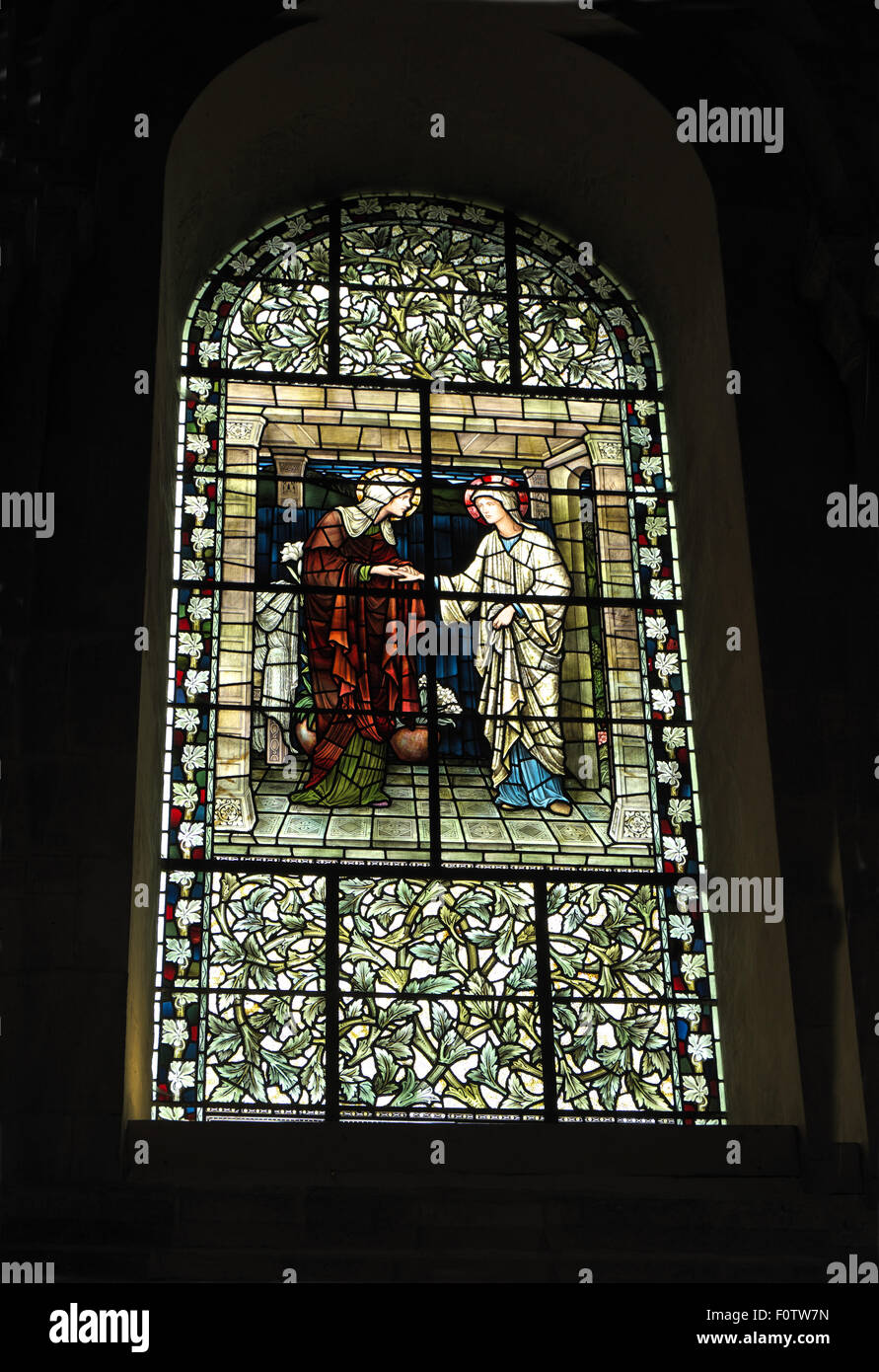 Edward burne jones stained glass window hi-res stock photography and ...