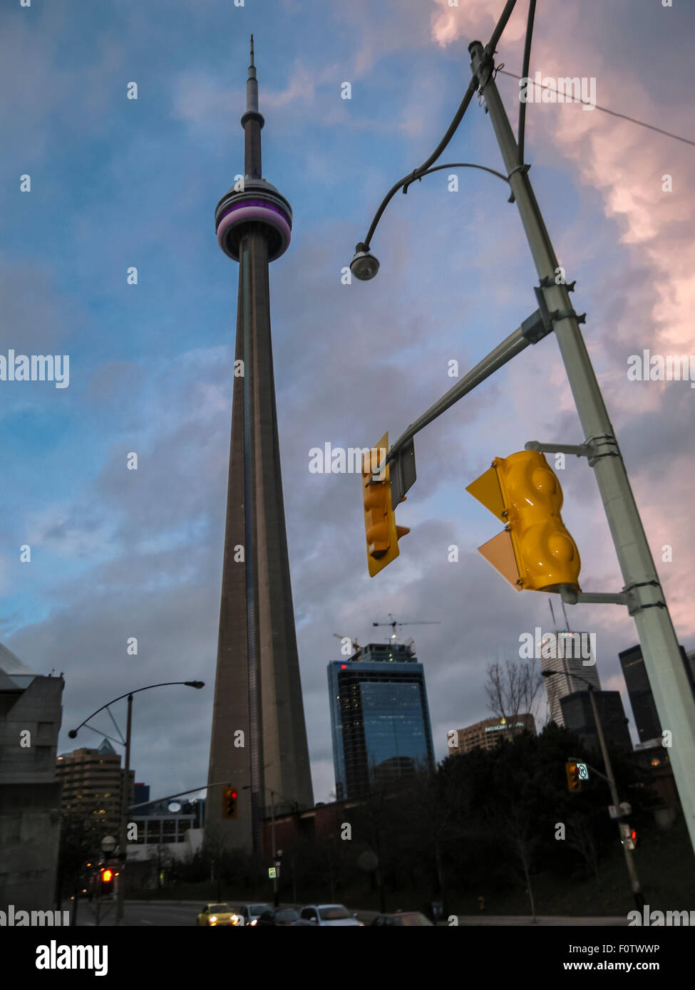 CN Tower, Toronto, Ontario, Canada. Stock Photo