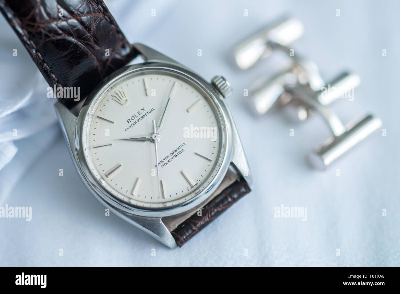 Vintage rolex 1959 oyster perpetual hi-res stock photography and images -  Alamy
