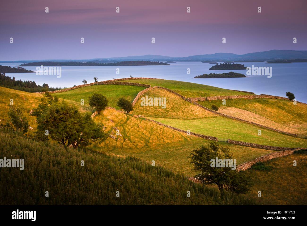 Lough Corrib, Cong, County Mayo, Ireland Stock Photo