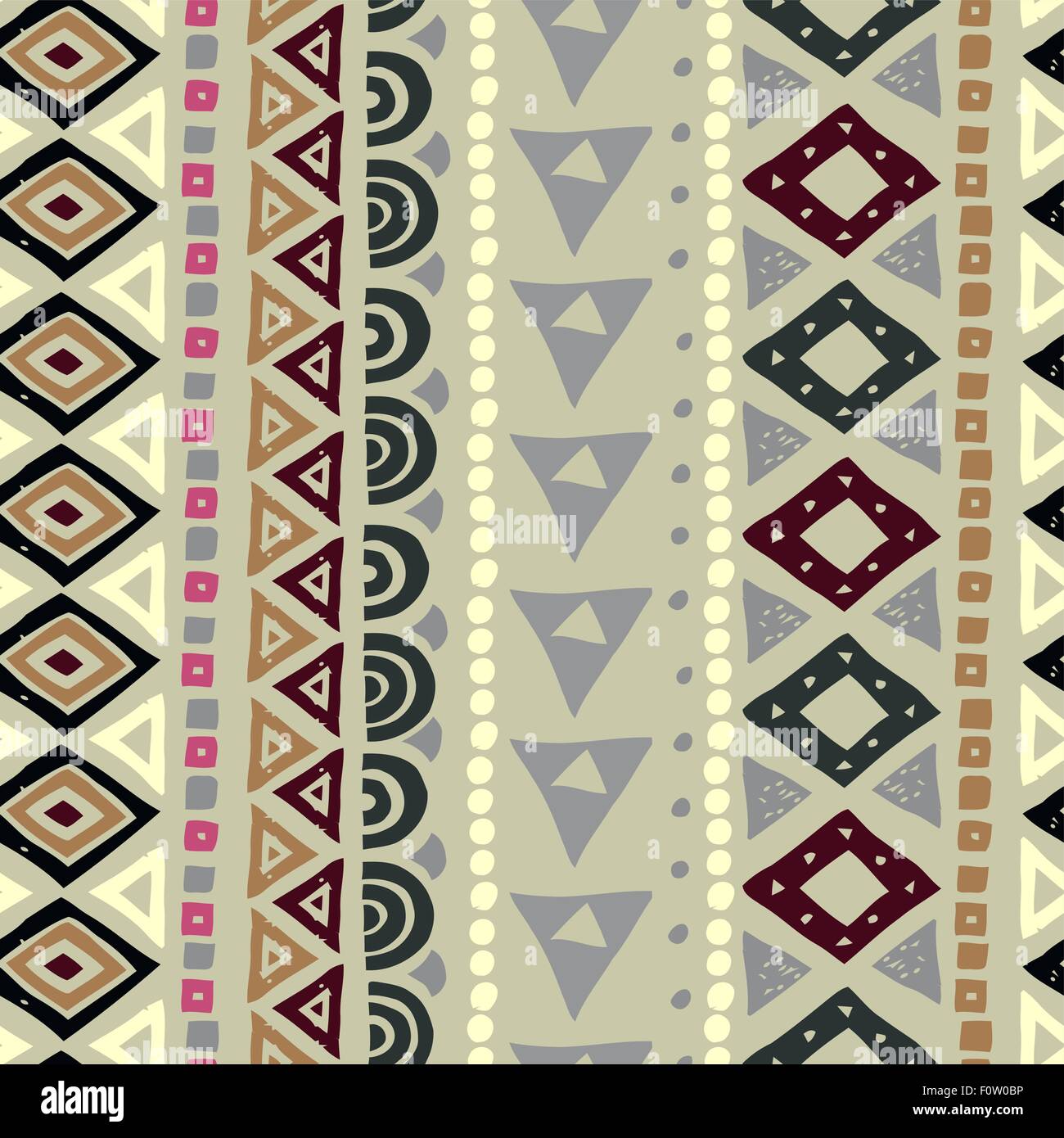 Seamless ethnic pattern Stock Vector Image & Art - Alamy