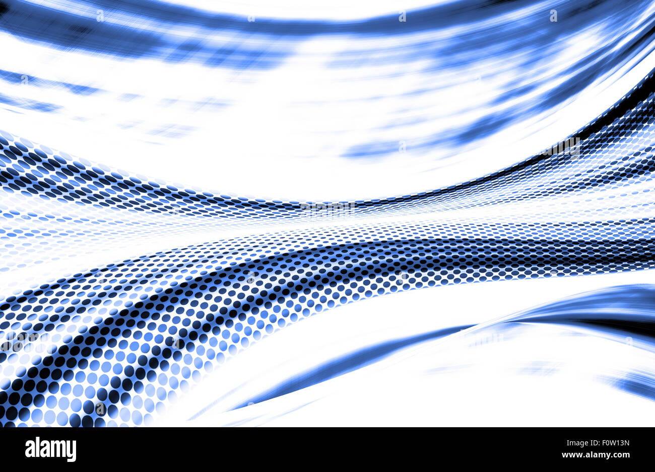 abstract blue color background with motion wave Stock Photo