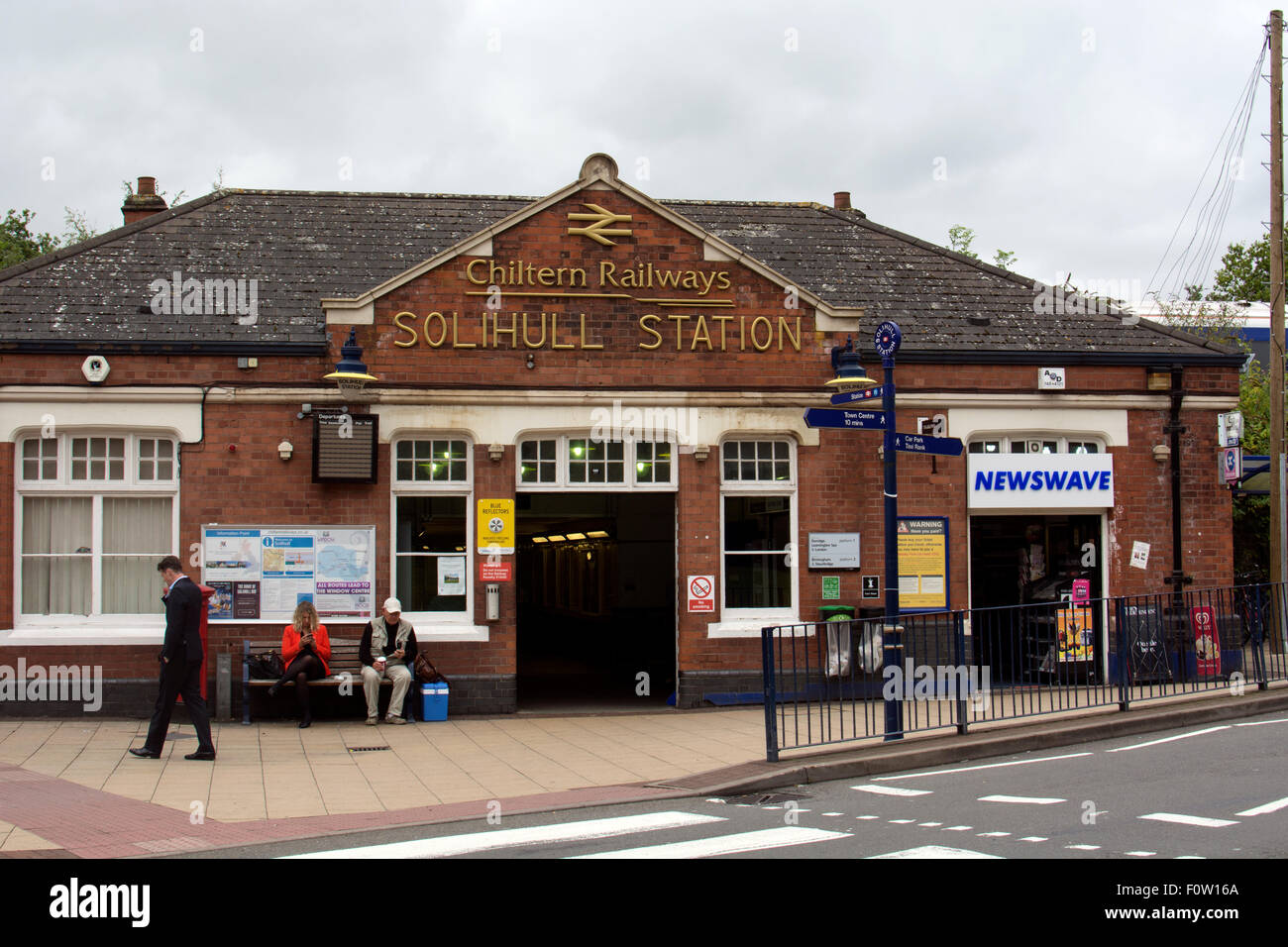 Solihull railway station, West Midlands, England, UK Stock Photo Alamy
