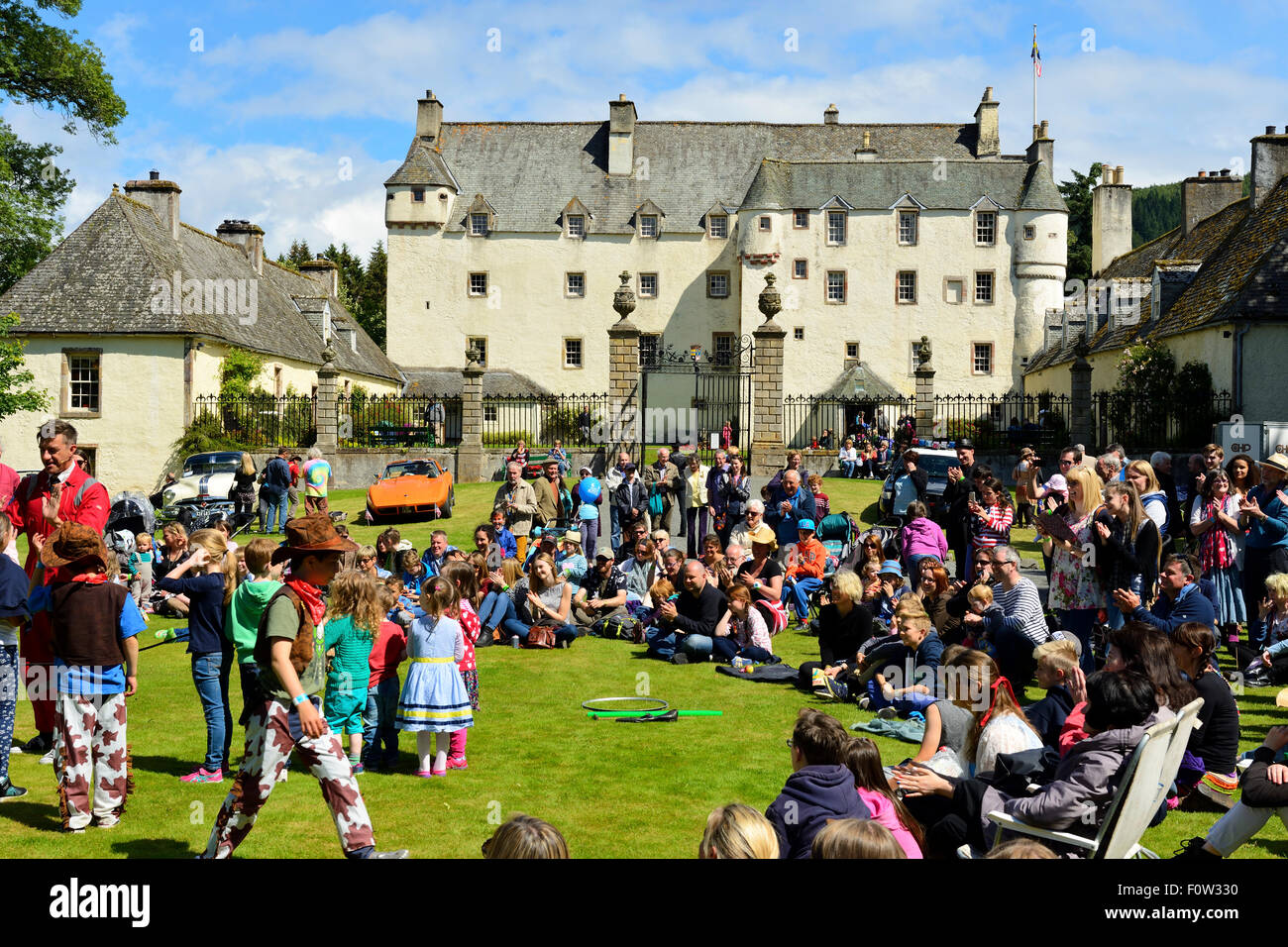 Traquair House Fair 2015, Innerleithen, Scottish Borders Stock Photo