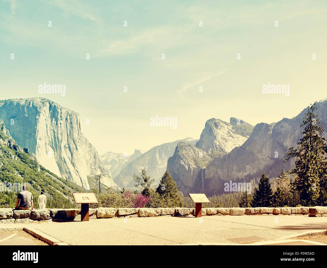 Viewing point, Yosemite National Park, California, USA Stock Photo