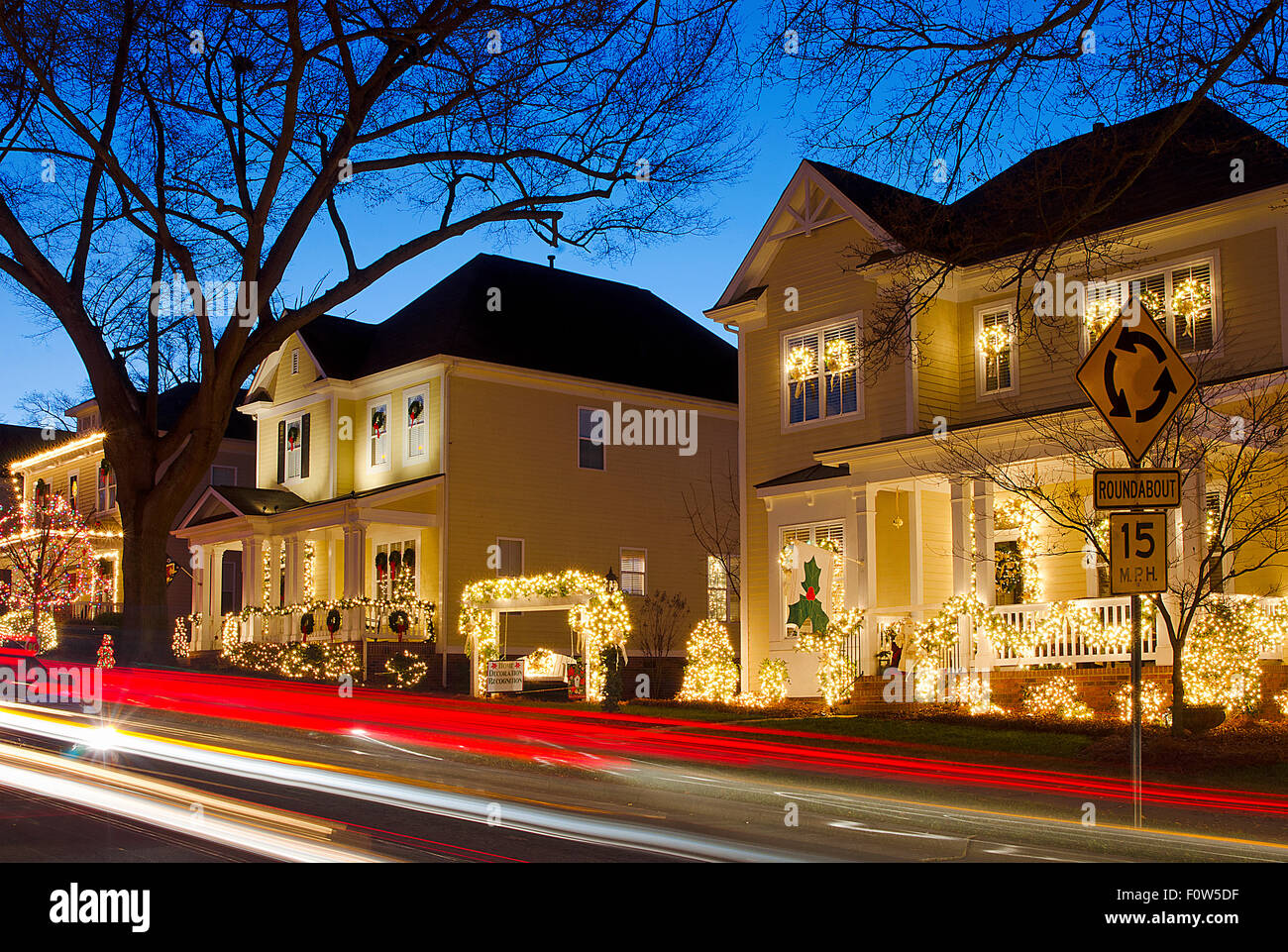 McAdenville, North Carolina, USA December 1, 2014 The quiet little