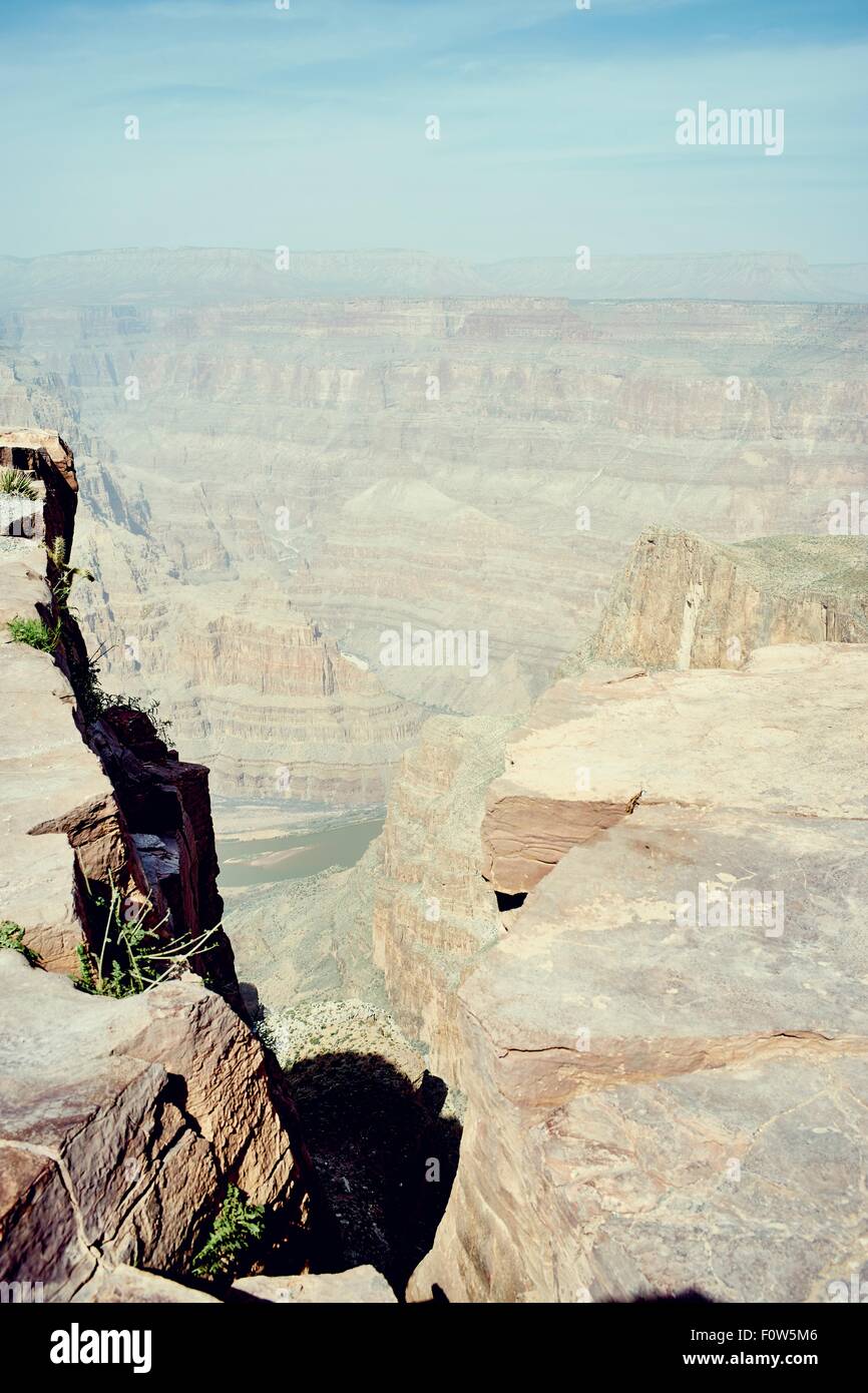Eagle Point, Grand Canyon West, Arizona, USA Stock Photo