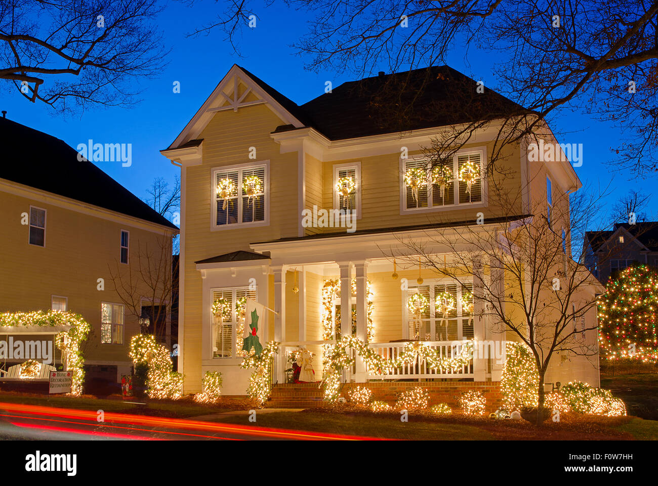McAdenville, North Carolina, USA December 1, 2014 The quiet little