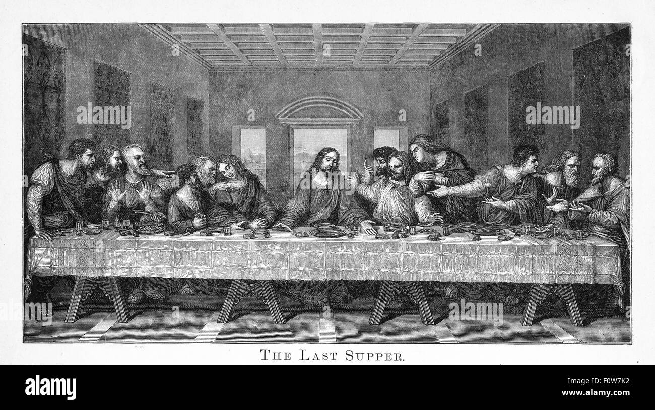 Last Supper Black and White Stock Photos & Images Alamy