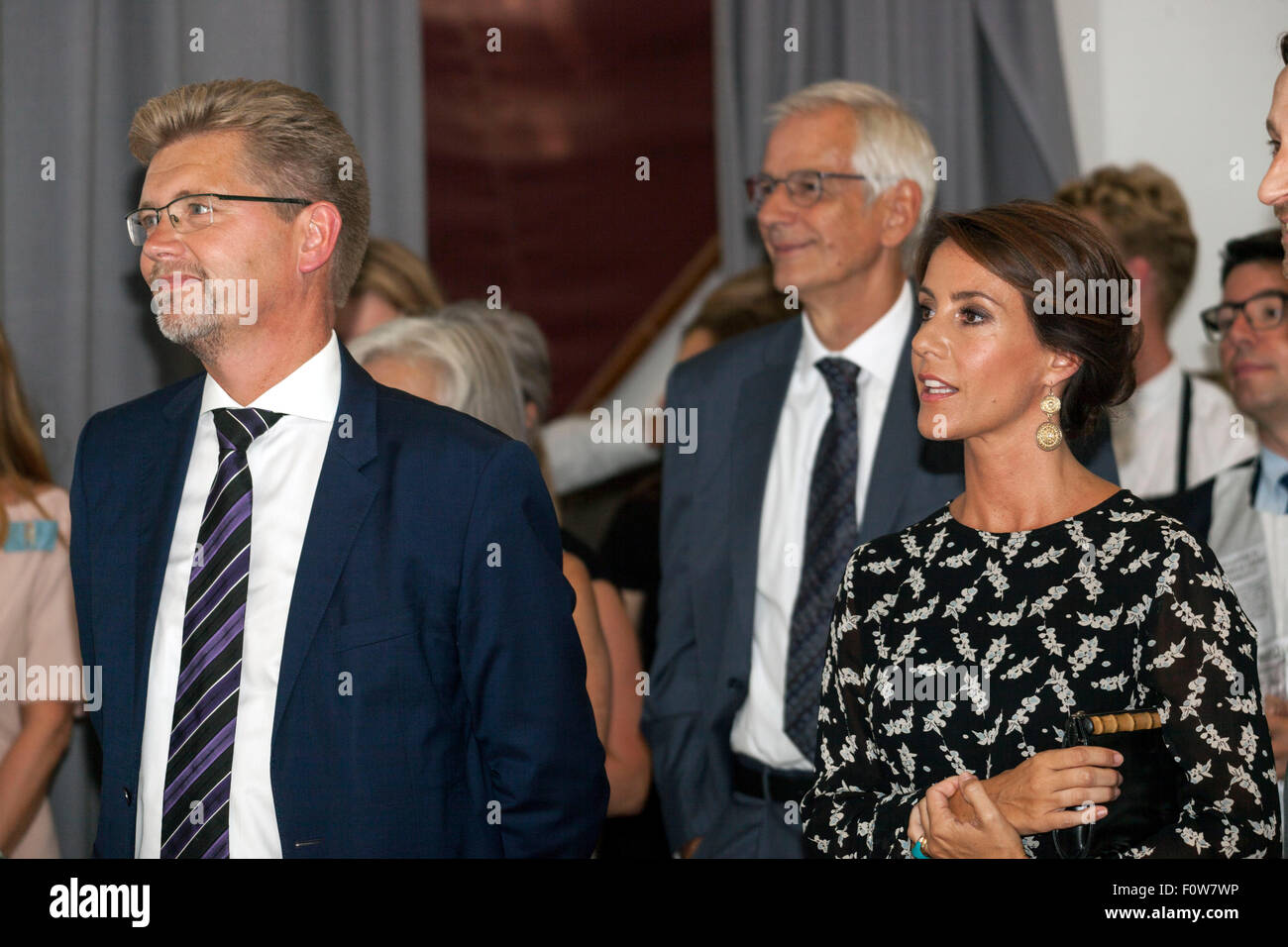 Copenhagen, Denmark, August 21st, 2015. Princess Marie and Lord Mayor of Copenhagen, Frank Jensen, attends the opening ceremony for Copenhagen Cooking Festival at Restaurant Toldboden in Copenhagen. Credit:  OJPHOTOS/Alamy Live News Stock Photo