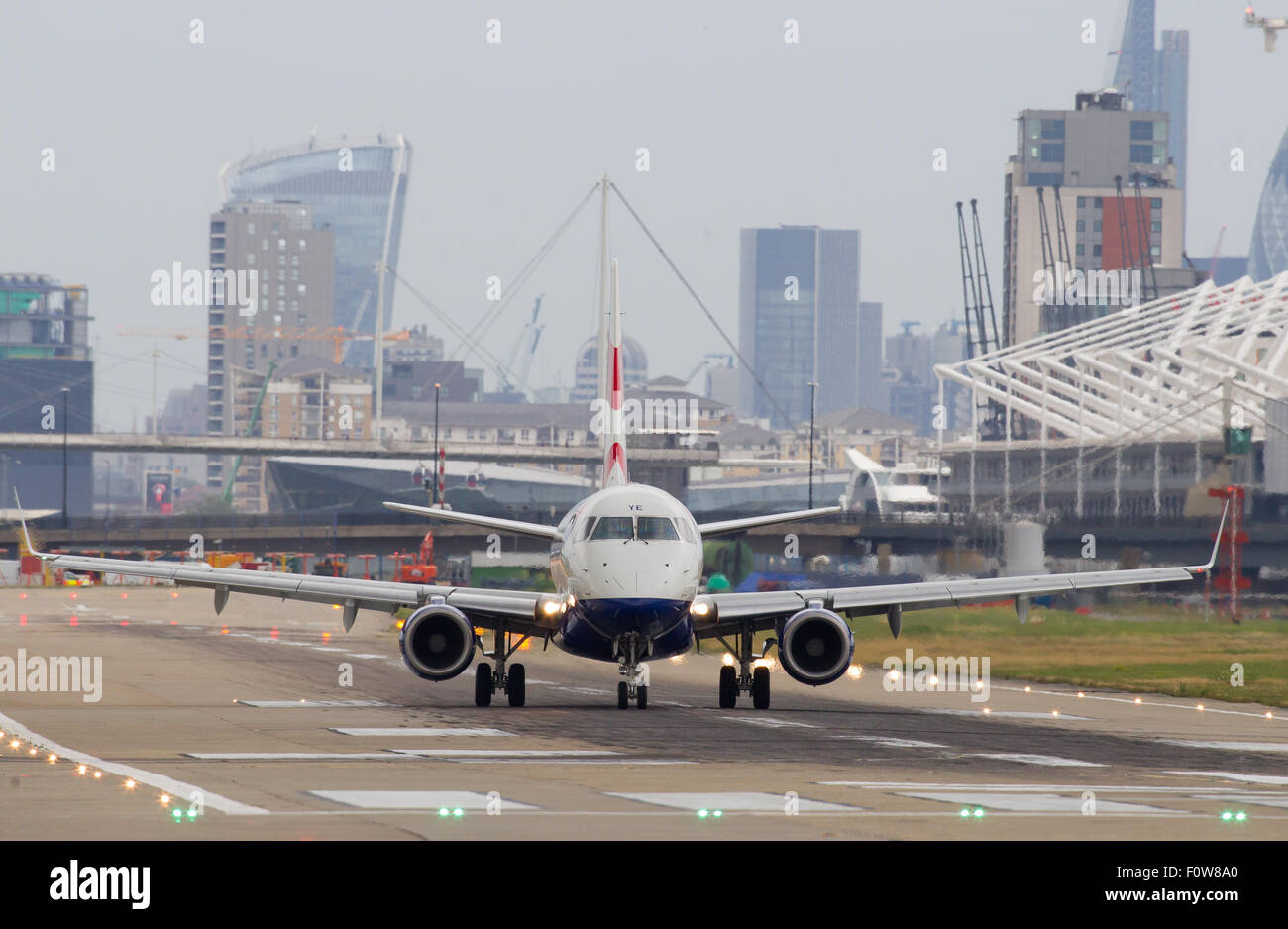 A British Airways BA CityFlyer Embraer EMB-170/175 registration G-LCYE ...