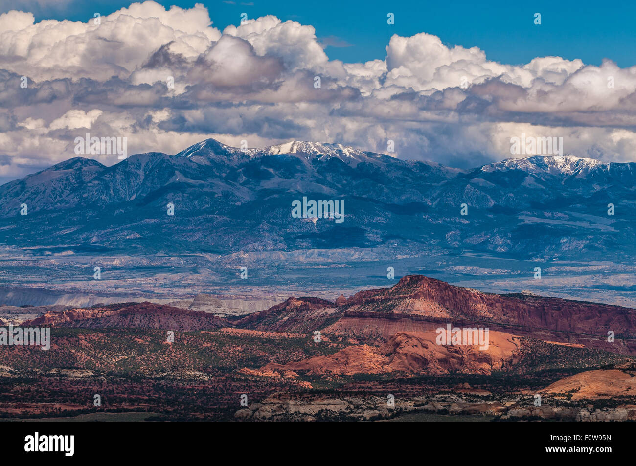 Henry Mountains Utah Landscape Horizontal Composition Stock Photo Alamy
