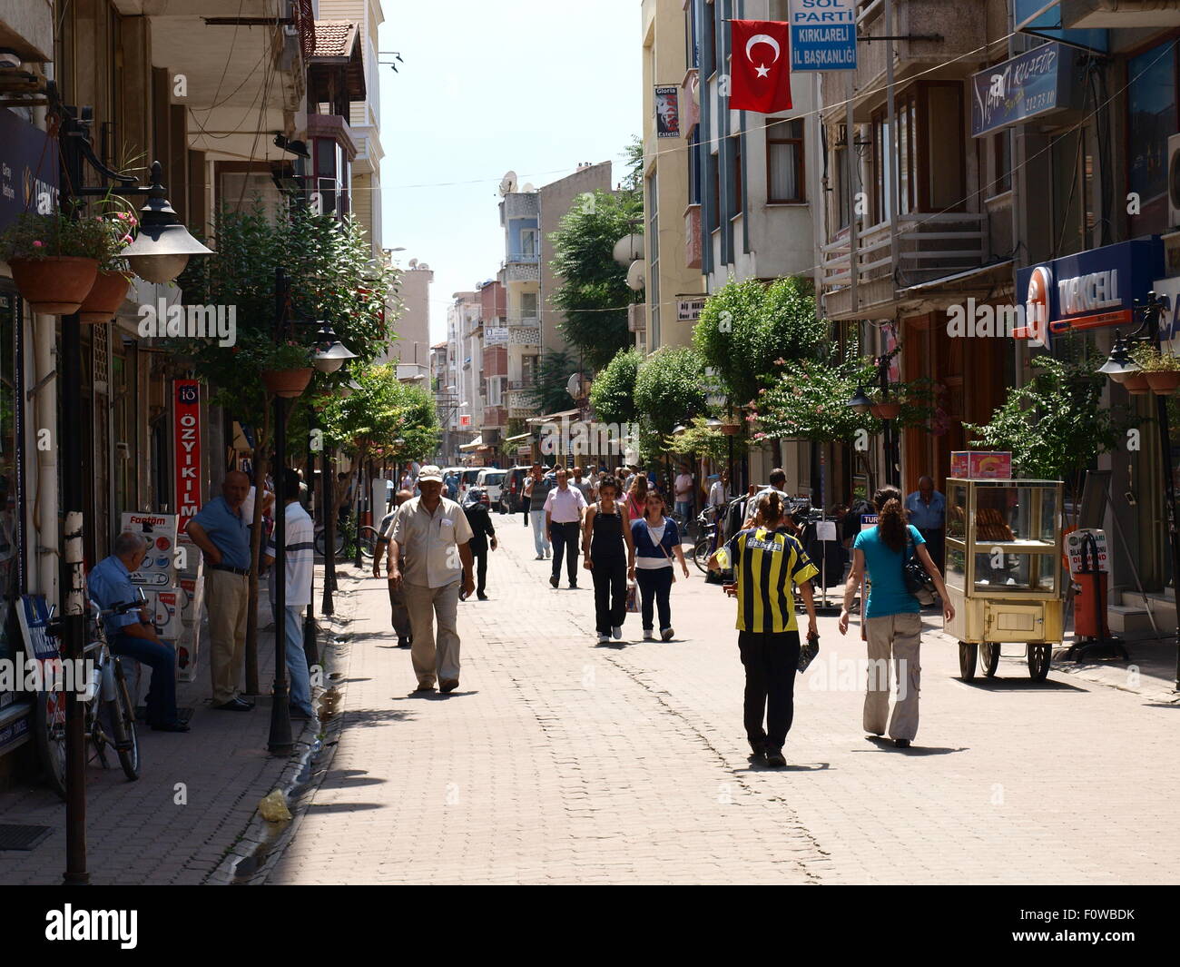 Kirklareli, Turkey, A small town in the north-western part of country. Stock Photo
