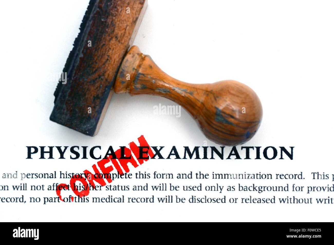 Physical examination report hi-res stock photography and images - Alamy