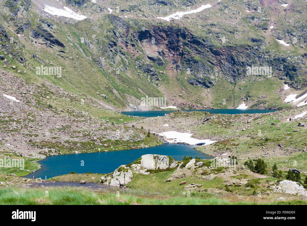 Pyrenees in July Stock Photo