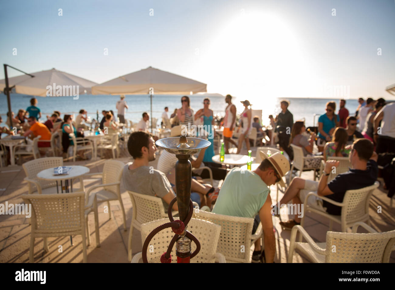 Cafe Del Mar in Ibiza Stock Photo