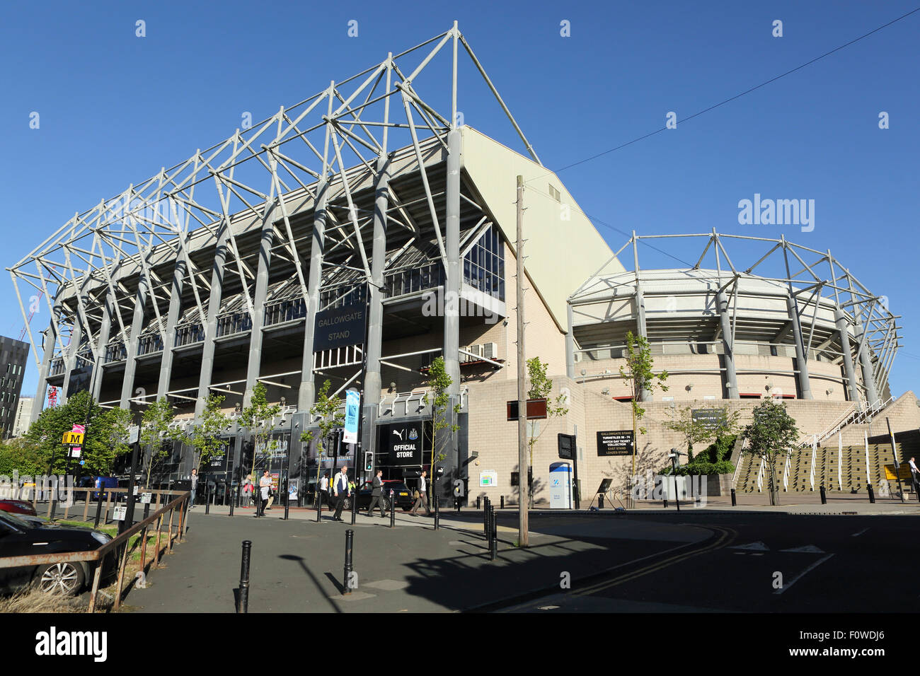 St James Park Stadium In Newcastle Upon Tyne England Newcastle United Football Club Play Their Homes Games At The Stadium Stock Photo Alamy