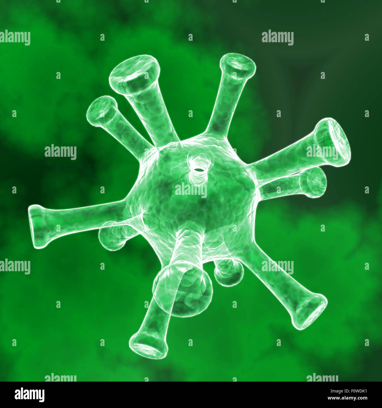 3D render virus cells science and medical concept Stock Photo - Alamy