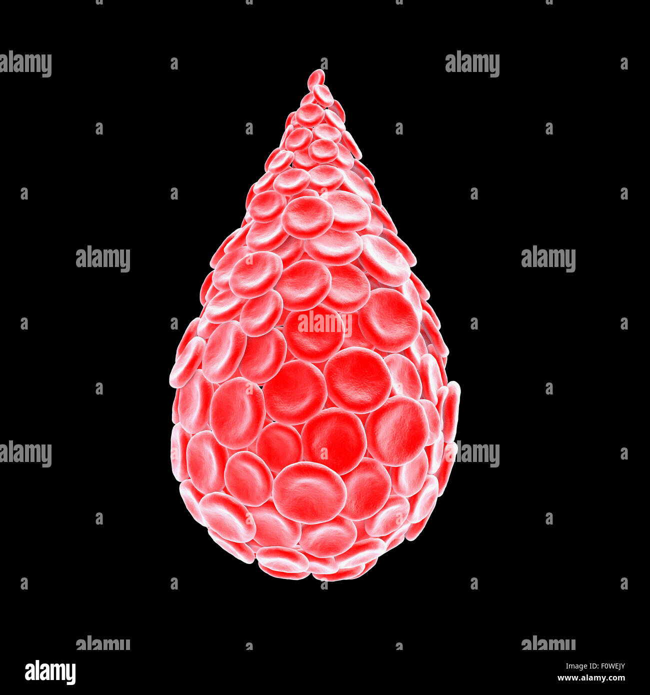 3d render microscopic blood cells hi-res stock photography and images ...