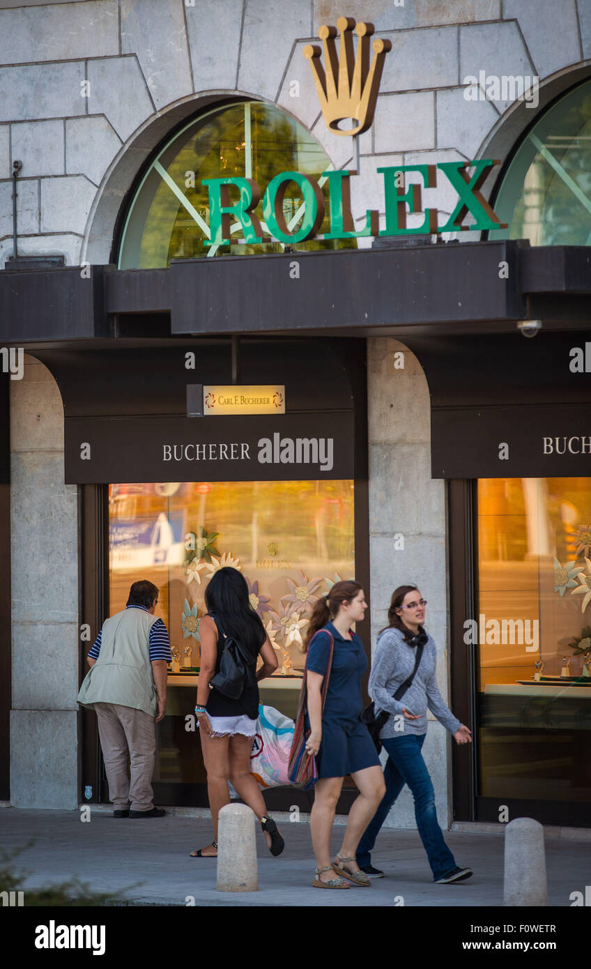 Geneva rolex store hotsell