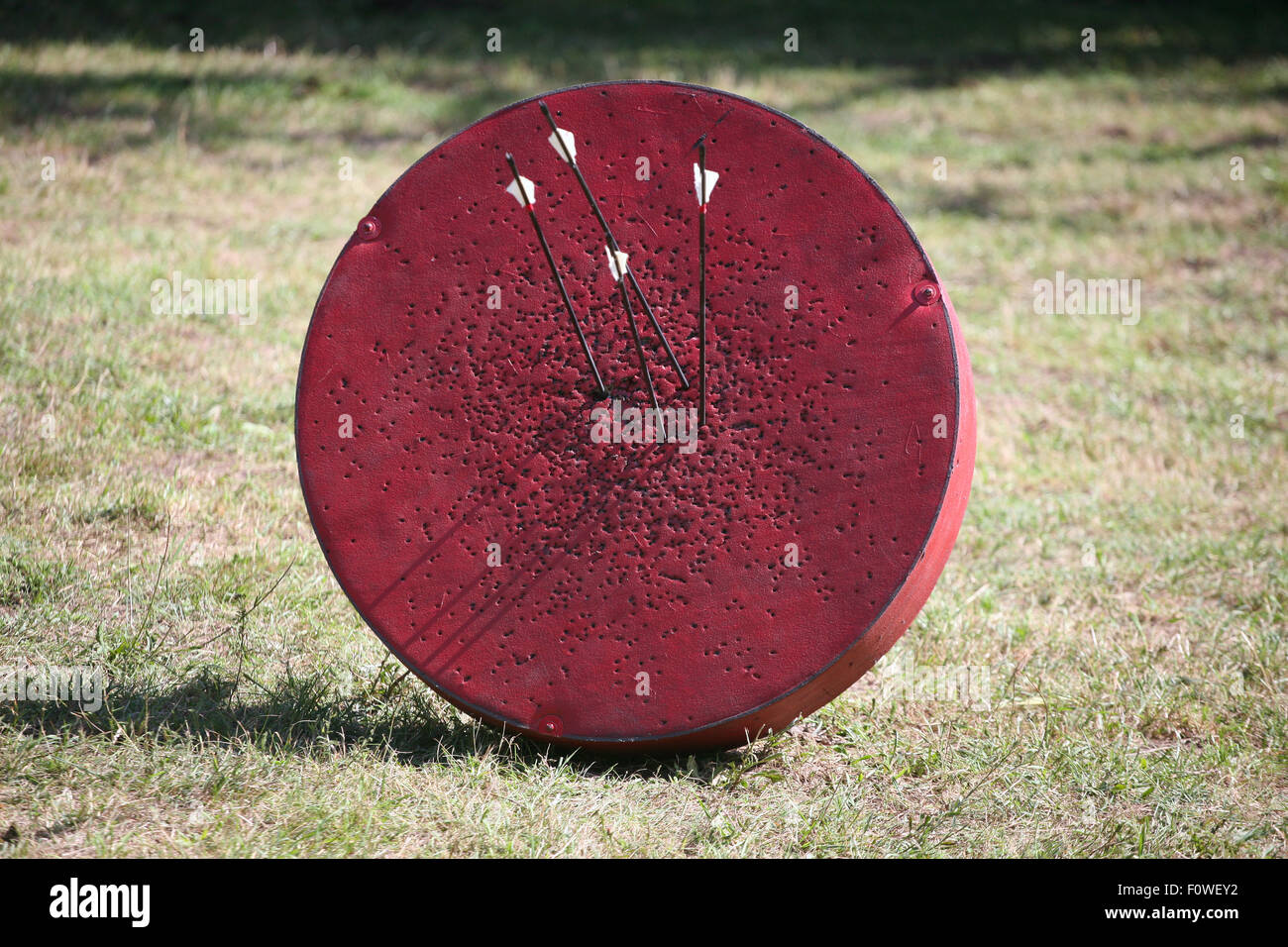 Historical medieval archery target on hires stock photography and images Alamy