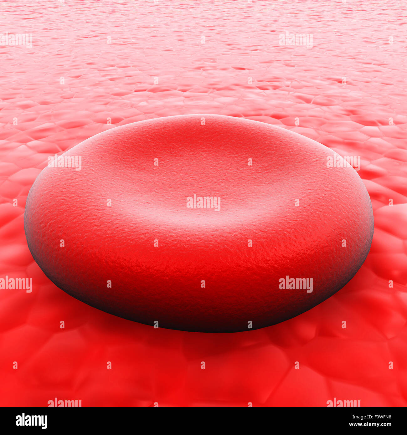 3d render red blood cells - science and medical concept Stock Photo - Alamy