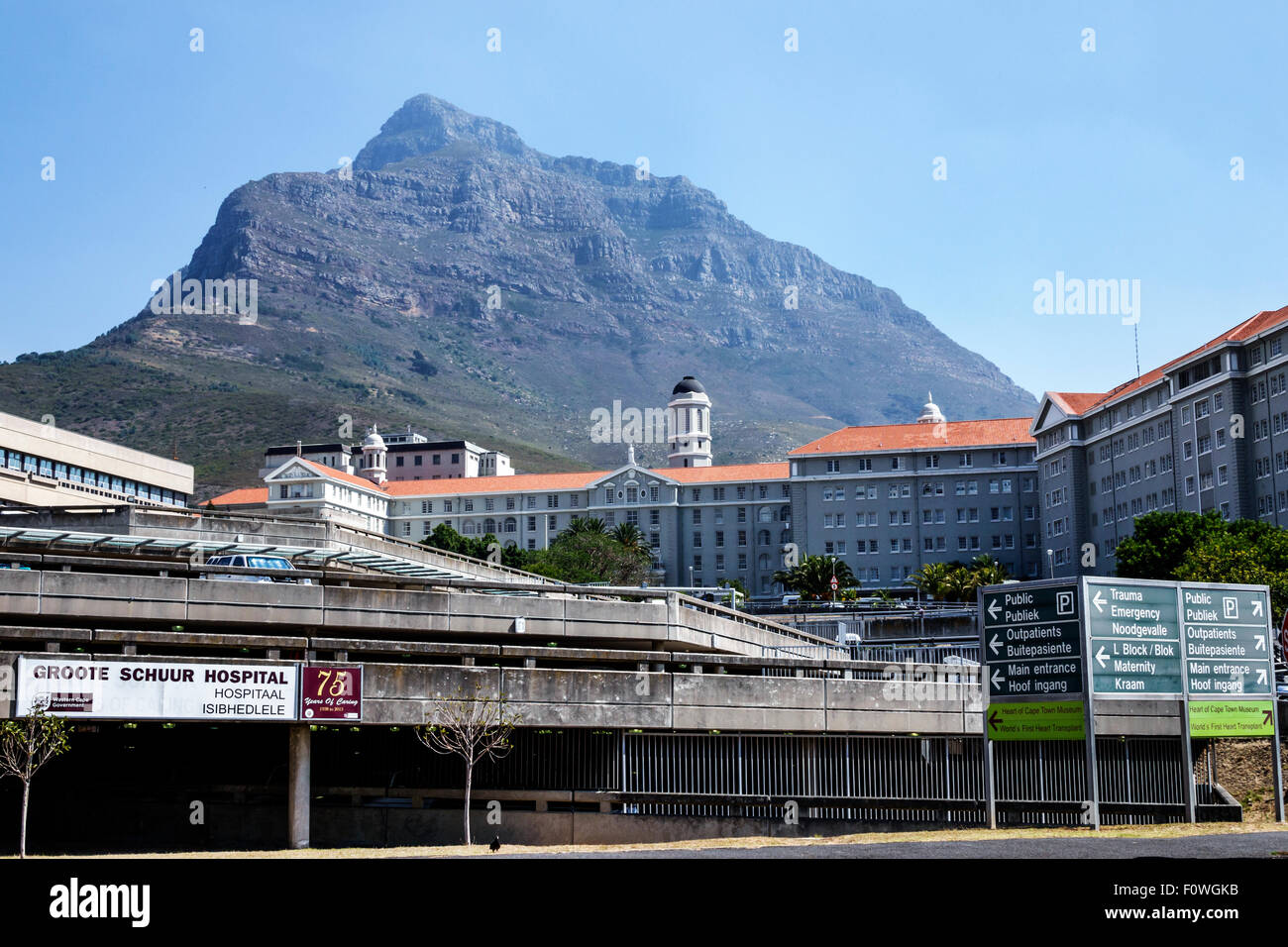 Cape Town South Africa,Salt River,Groote Schuur Hospital,Heart of Cape Town Museum,Table Mountain National Park,SAfri150311022 Stock Photo