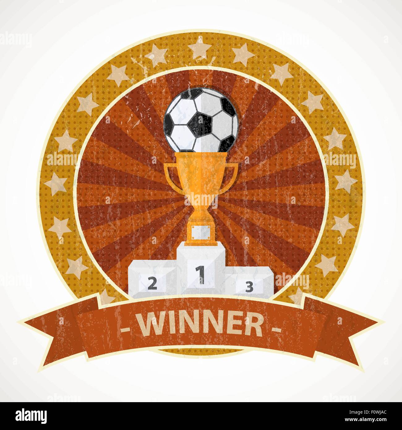 Cup and soccer ball Stock Vector Image & Art - Alamy