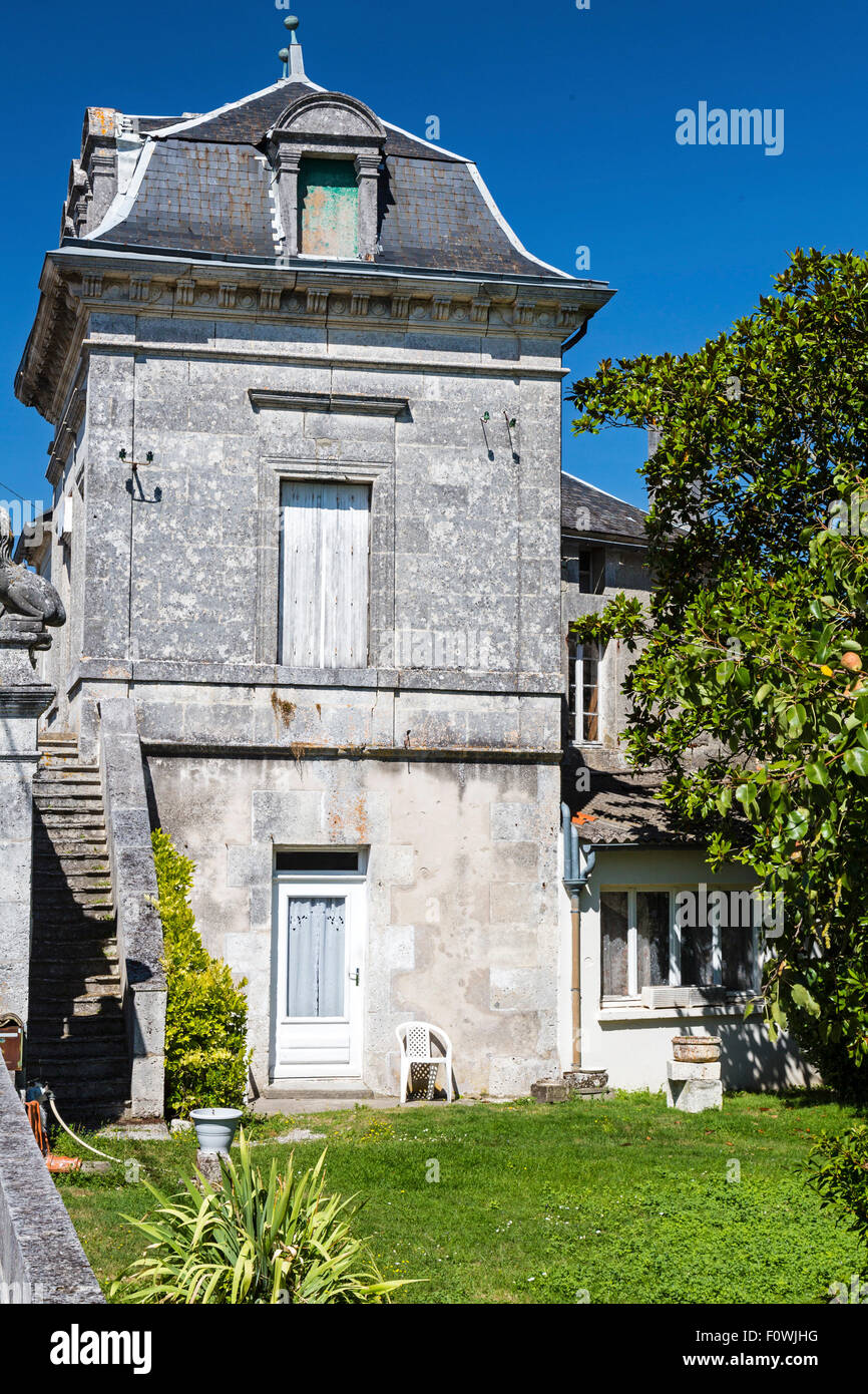 Old French village buildings, Genac, Poitiers Charente, south west