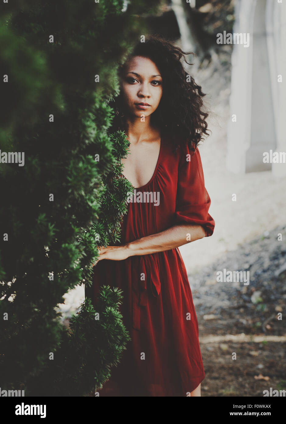 Lucia in New York Stock Photo