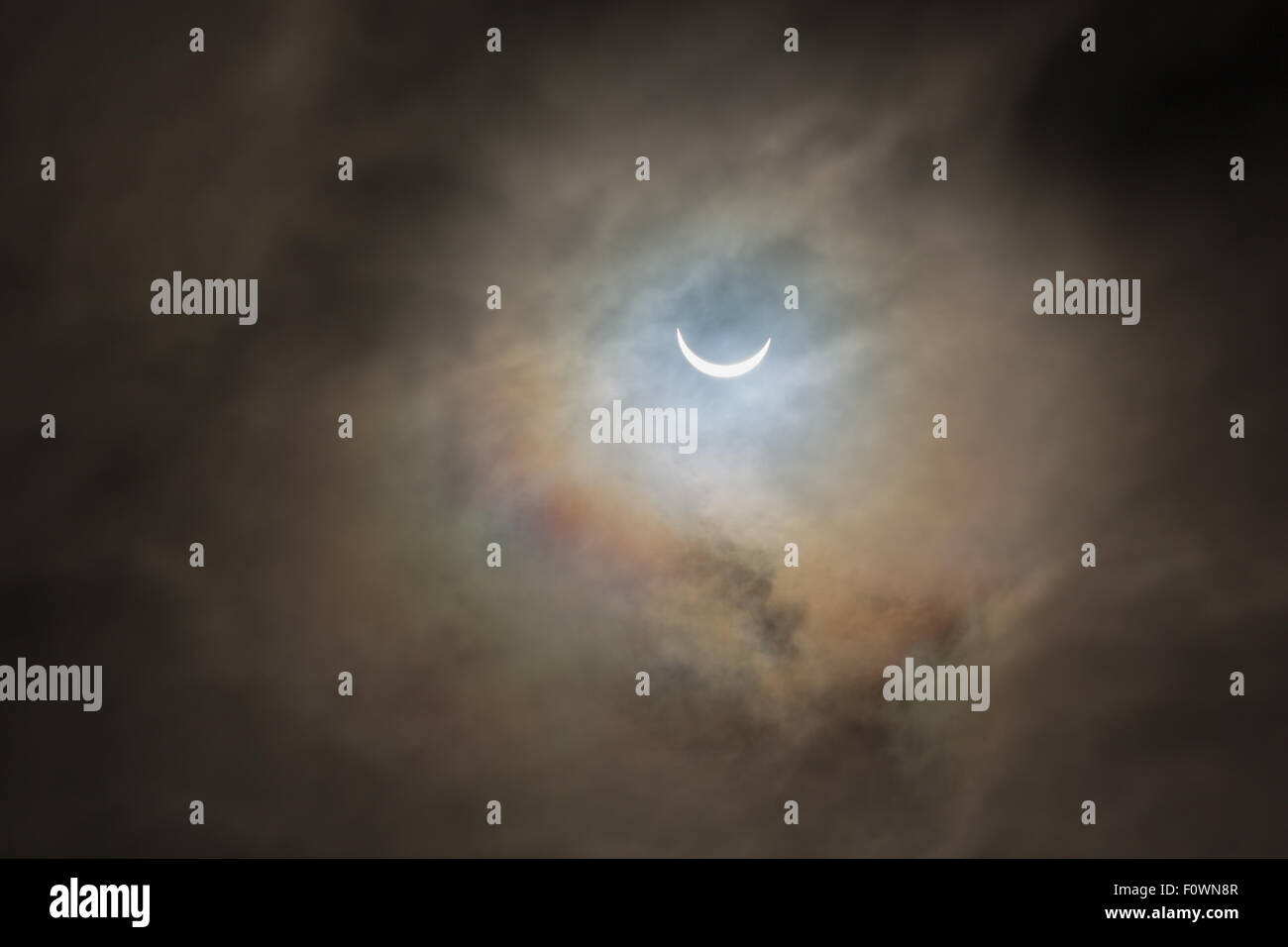 Solar Eclipse, the UK on 20 March 2015 Stock Photo Alamy