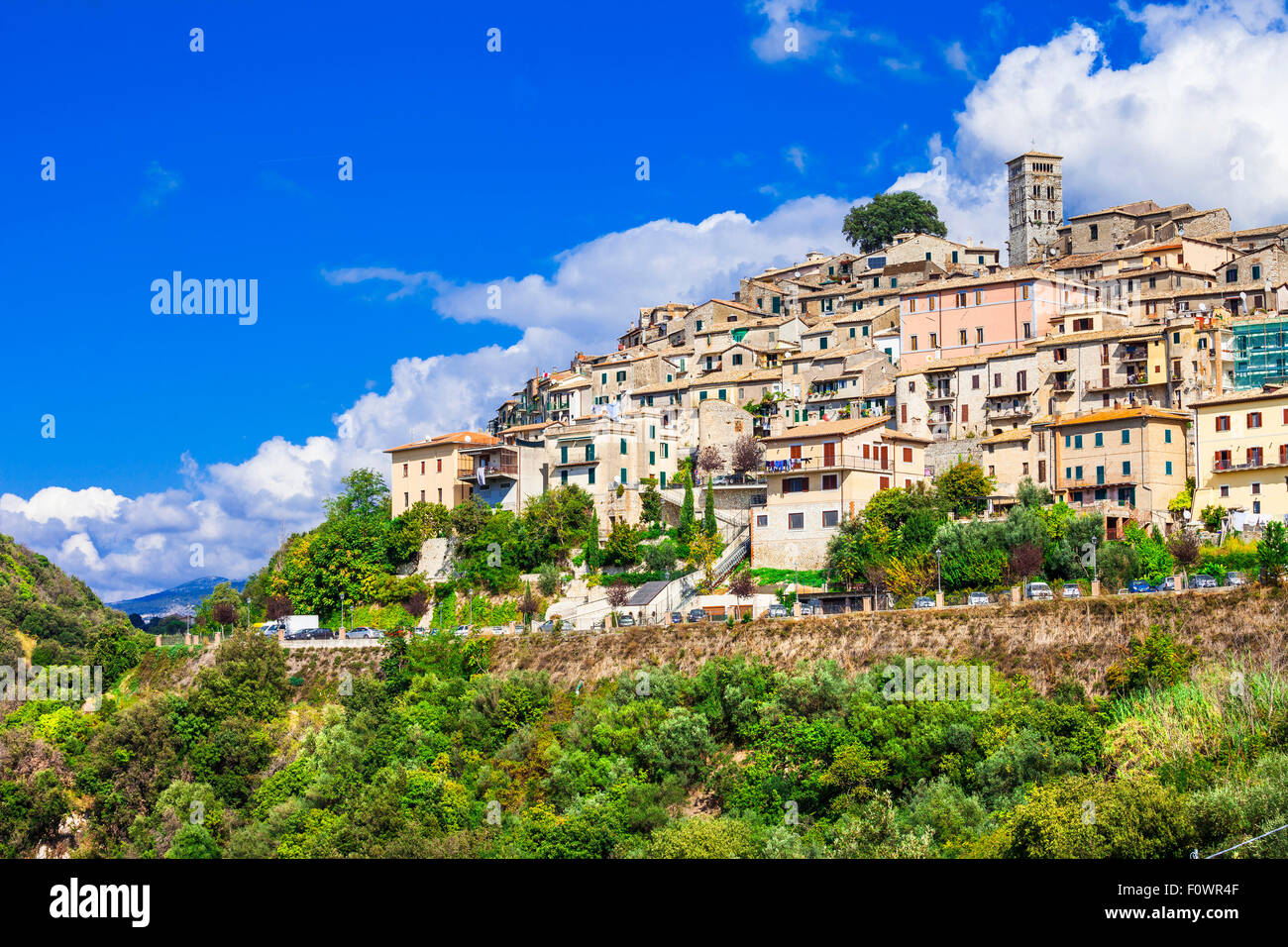 medieval villages of Italy -Casperia, Rieti province Stock Photo