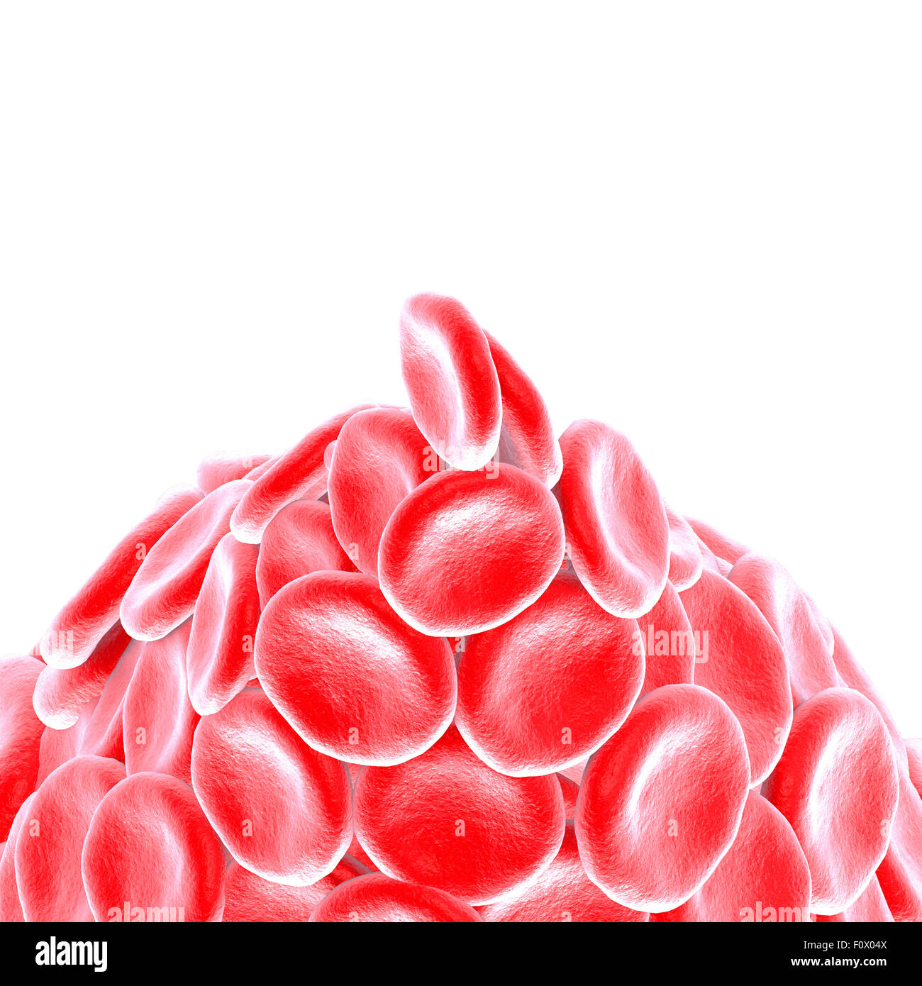 3d render red blood cells - science and medical concept Stock Photo - Alamy
