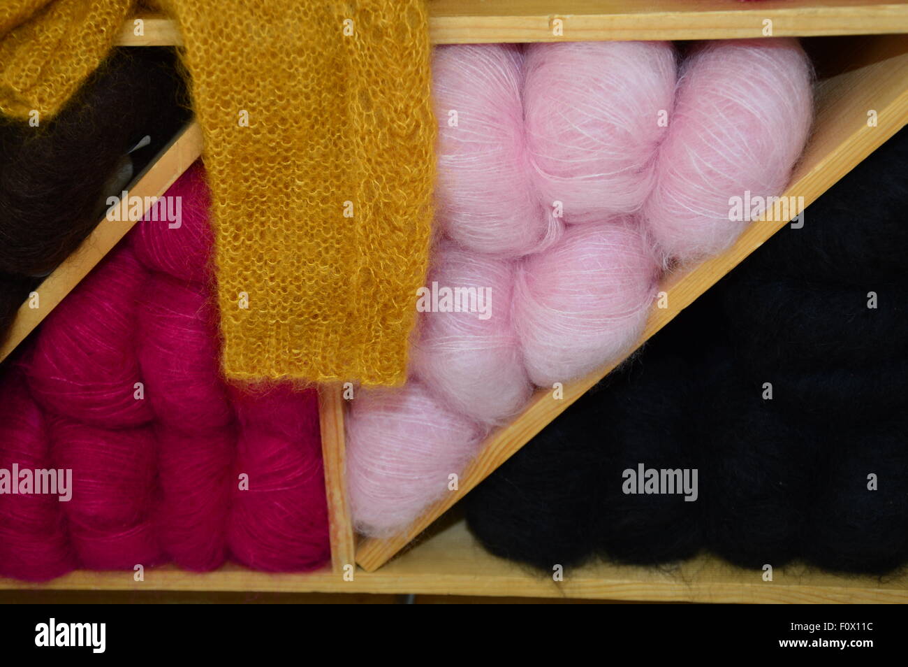 Colorful wool for knitting Stock Photo Alamy