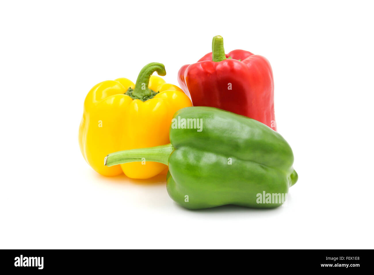 Sweet peppers isolated on a white background Stock Photo - Alamy