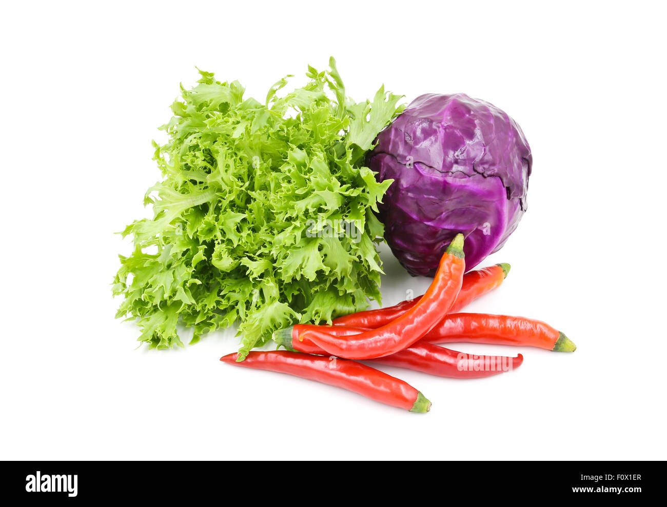 Vegetables isolated on white background Stock Photo - Alamy