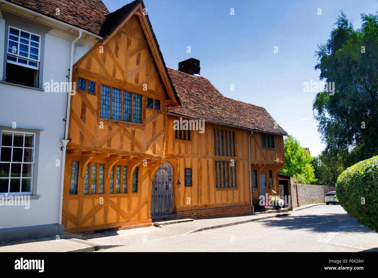 Little Hall Museum, Barn Street, Lavenham, Suffolk, UK Stock Photo