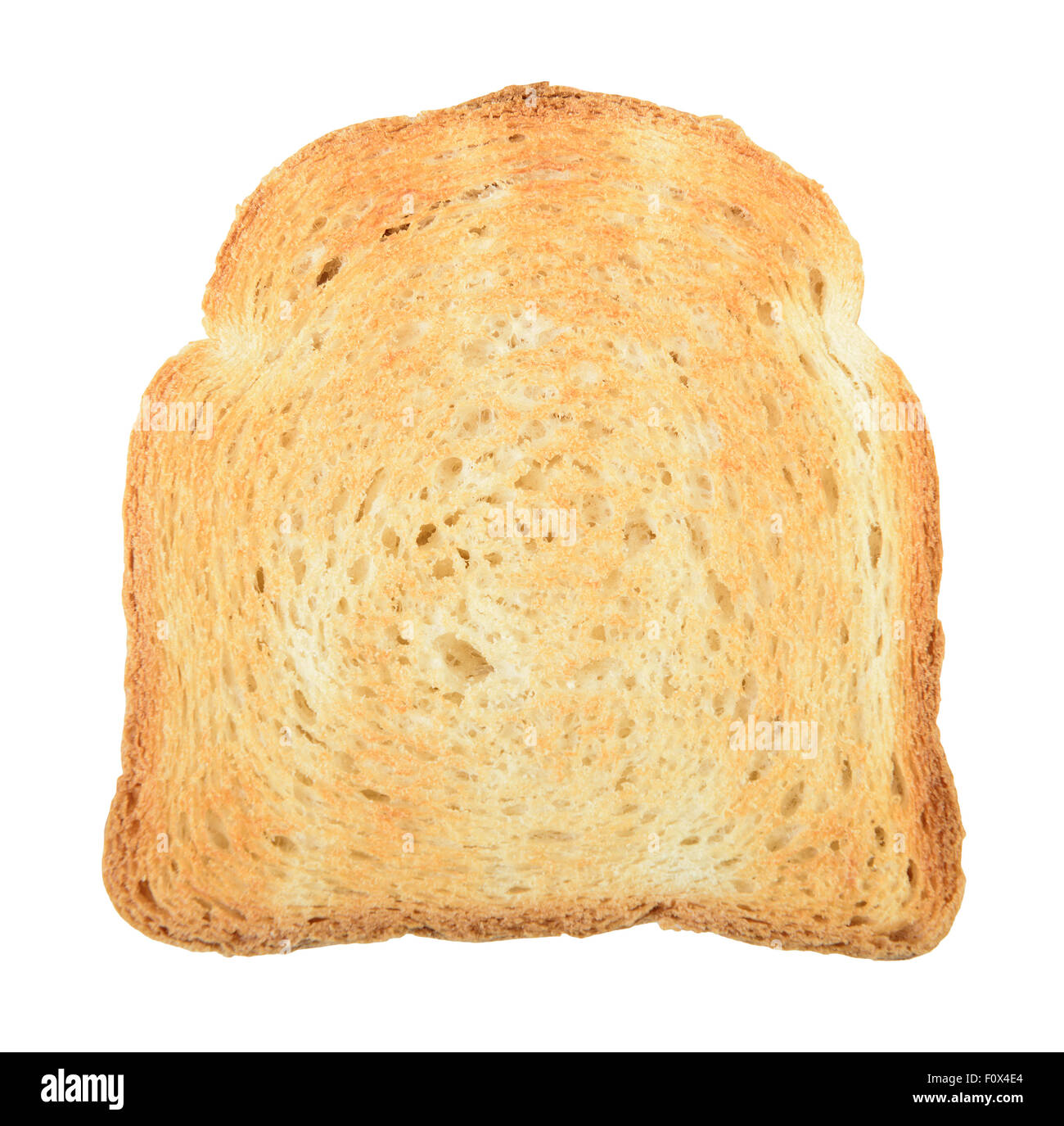 Toast isolated. Bread slice on white background Stock Photo