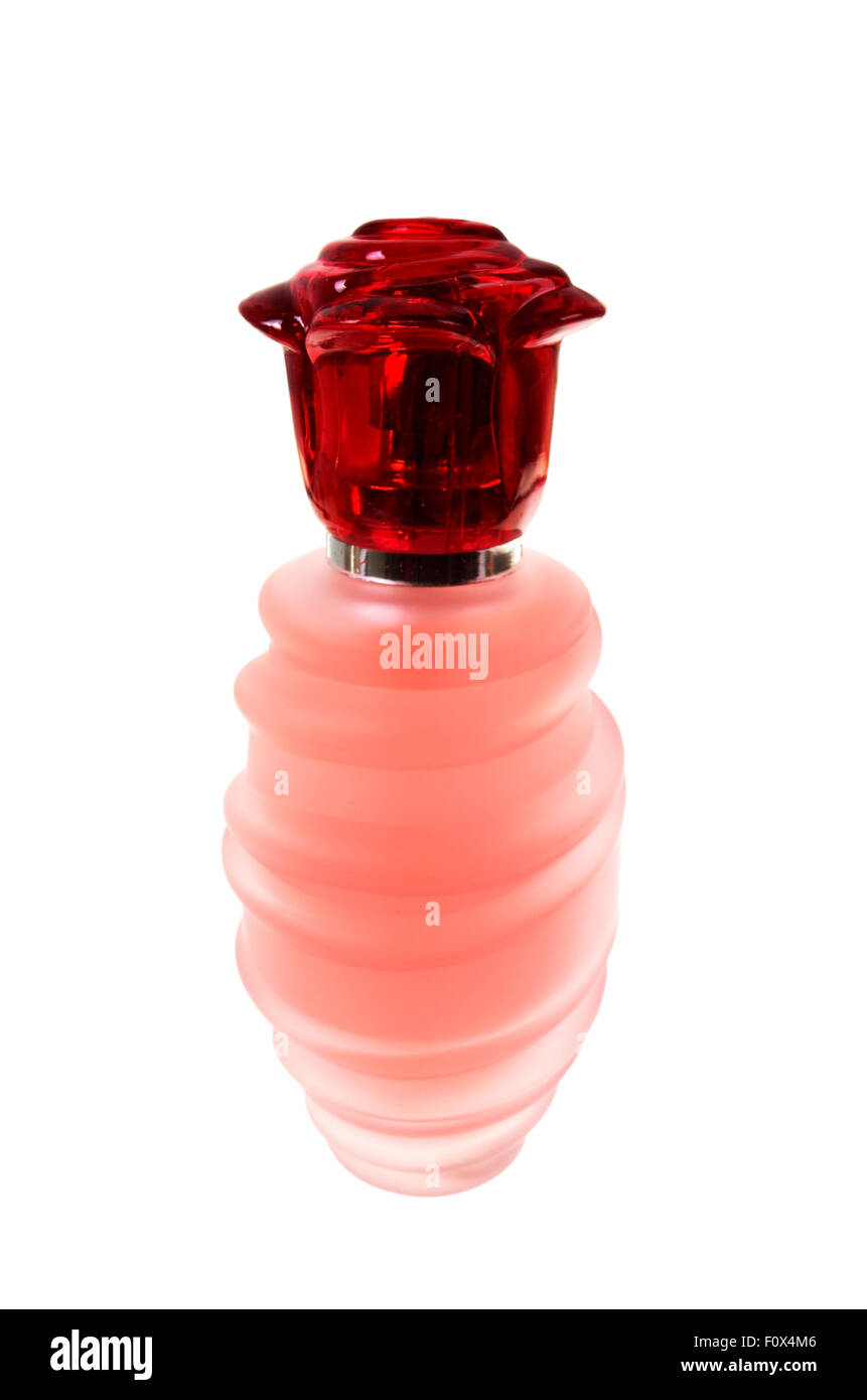 Bottle of Laghmanis Rose Perfume Stock Photo